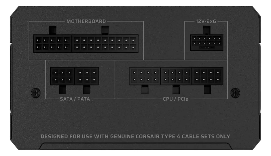 Corsair RMe Series RM750e - Netzteil (intern) - ATX 3.1 - 80 PLUS Gold - Wechselstrom 100-240 V - 750 Watt - Europa, Ansicht 4