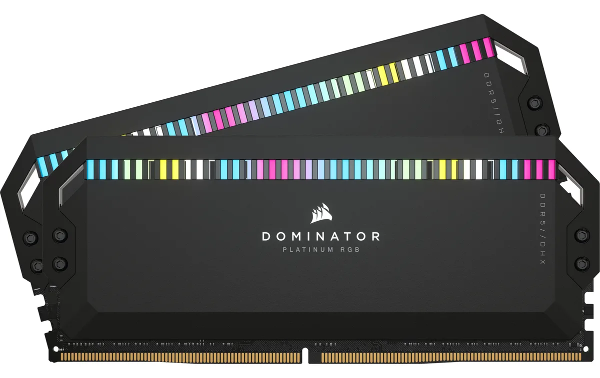 Corsair Vengeance RGB - DDR5 - Kit - 32 GB: 2 x 16 GB - grau 6000 MHz, Ansicht 3