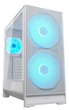 Cougar Gehäuse Midi-Tower Airface 180 ARGB Weiß von LumaTech