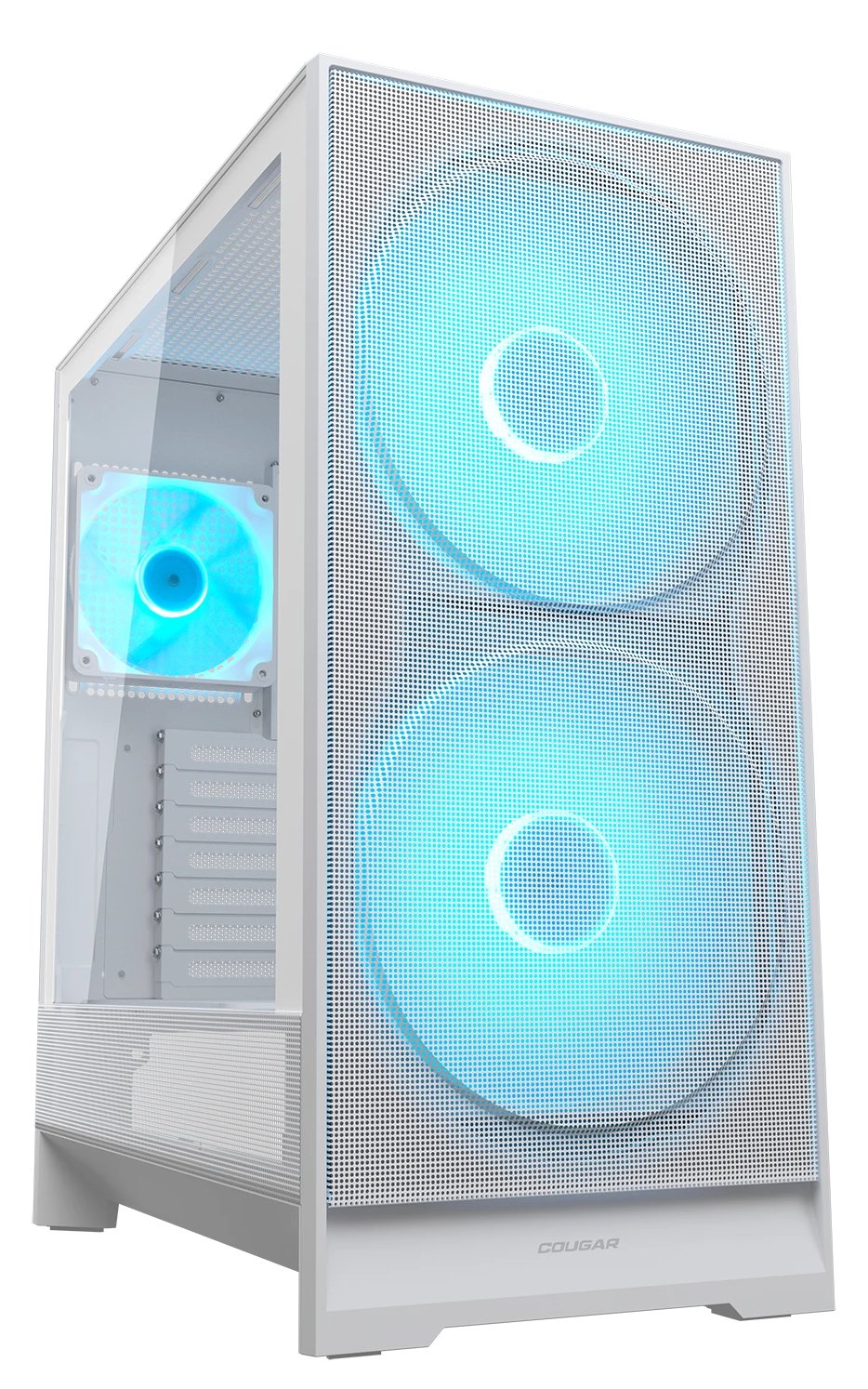 Cougar Gehäuse Midi-Tower Airface 180 ARGB Weiß von LumaTech