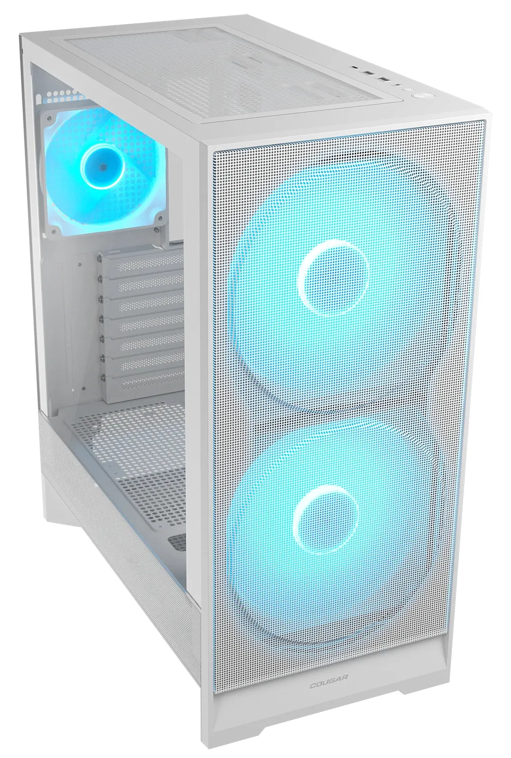 Cougar Gehäuse Midi-Tower Airface 180 ARGB Weiß, Ansicht 3