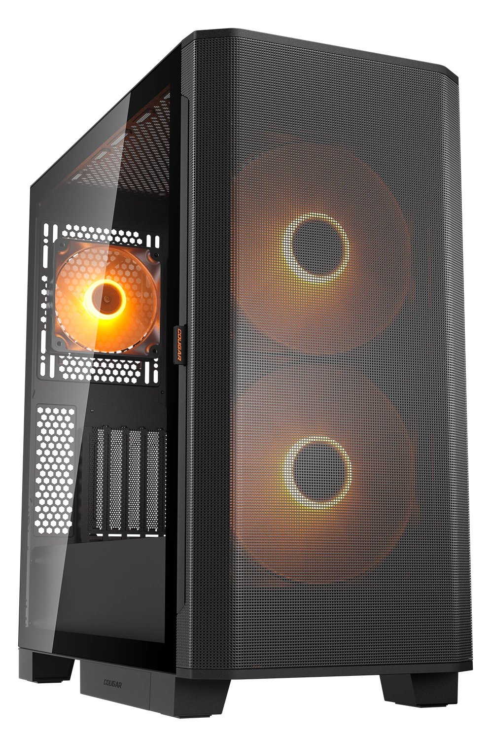 Cougar Gehäuse Midi-Tower Airface FLO ARGB Schwarz - Midi/Minitower - ATX von LumaTech