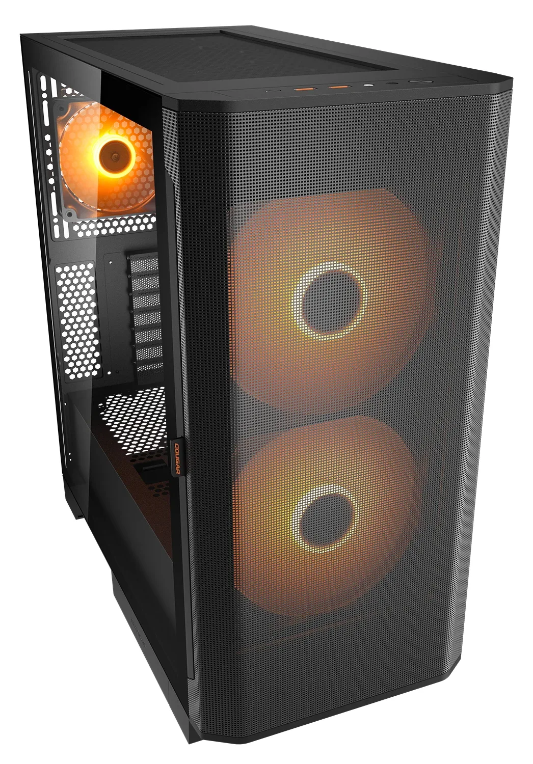 Cougar Gehäuse Midi-Tower Airface FLO ARGB Schwarz - Midi/Minitower - ATX, Ansicht 3