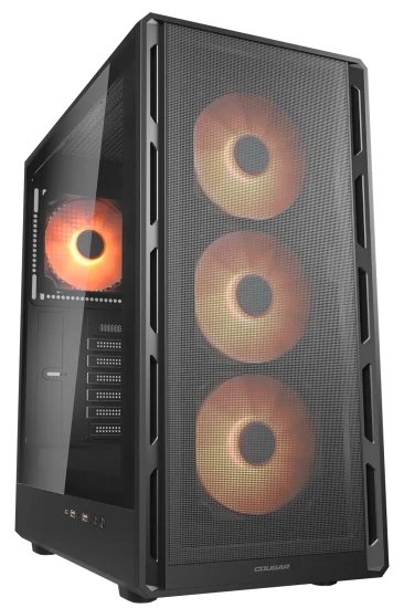 Cougar Gehäuse Midi-Tower Airface Pure PRO ARGB Schwarz - Midi/Minitower - ATX von LumaTech