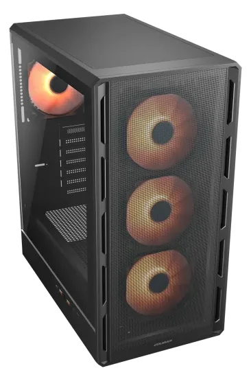 Cougar Gehäuse Midi-Tower Airface Pure PRO ARGB Schwarz - Midi/Minitower - ATX, Ansicht 3