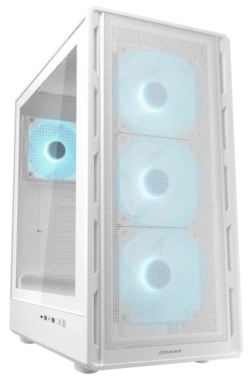 Cougar Gehäuse Midi-Tower Airface Pure PRO ARGB Weiß - Midi/Minitower - ATX von LumaTech