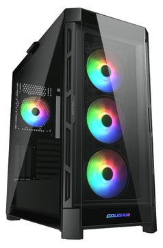Cougar Gehäuse Midi-Tower DuoFace Pro ARGB Schwarz - Midi/Minitower - ATX von LumaTech