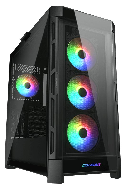 Cougar Gehäuse Midi-Tower DuoFace Pro ARGB Schwarz - Midi/Minitower - ATX von LumaTech
