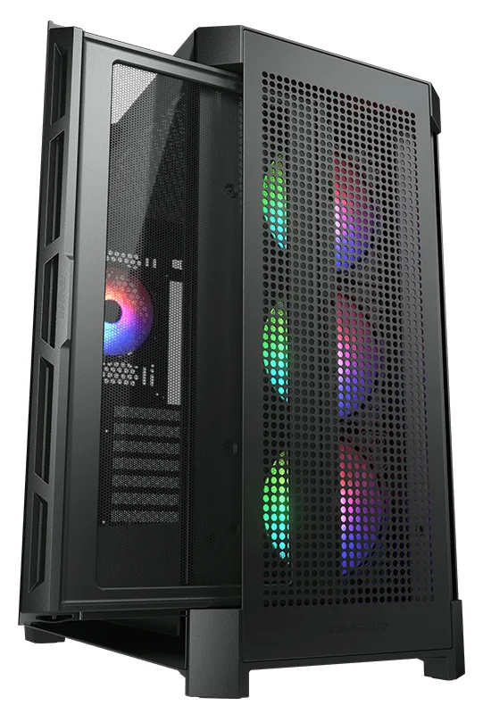 Cougar Gehäuse Midi-Tower DuoFace Pro ARGB Schwarz - Midi/Minitower - ATX, Ansicht 3