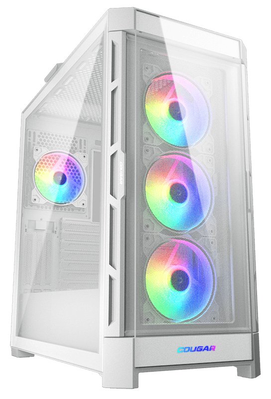 Cougar Gehäuse Midi-Tower Duoface Pro ARGB Weiß - Midi/Minitower - ATX von LumaTech