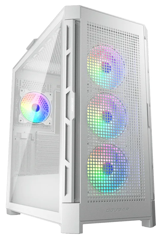 Cougar Gehäuse Midi-Tower Duoface Pro ARGB Weiß - Midi/Minitower - ATX, Ansicht 2