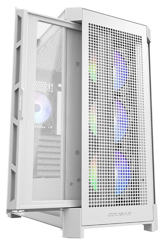 Cougar Gehäuse Midi-Tower Duoface Pro ARGB Weiß - Midi/Minitower - ATX, Ansicht 3