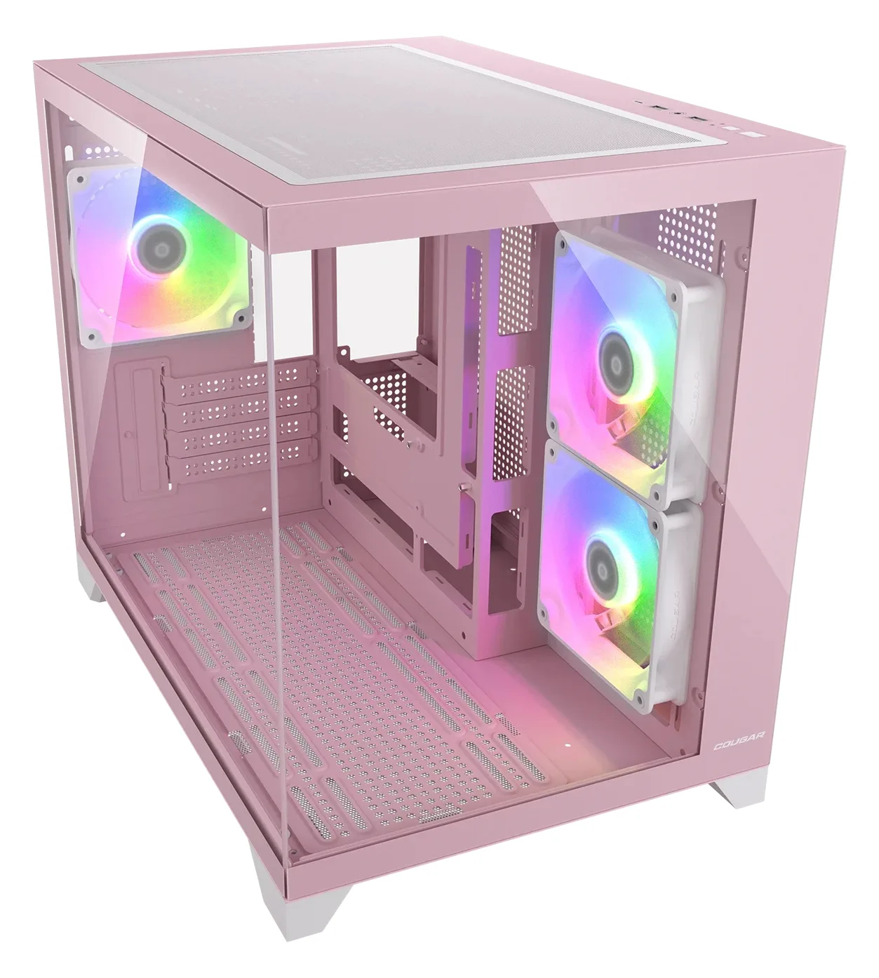 Cougar Gehäuse Mini-Tower FV150 ARGB Pink - Midi/Minitower - ATX, Ansicht 2