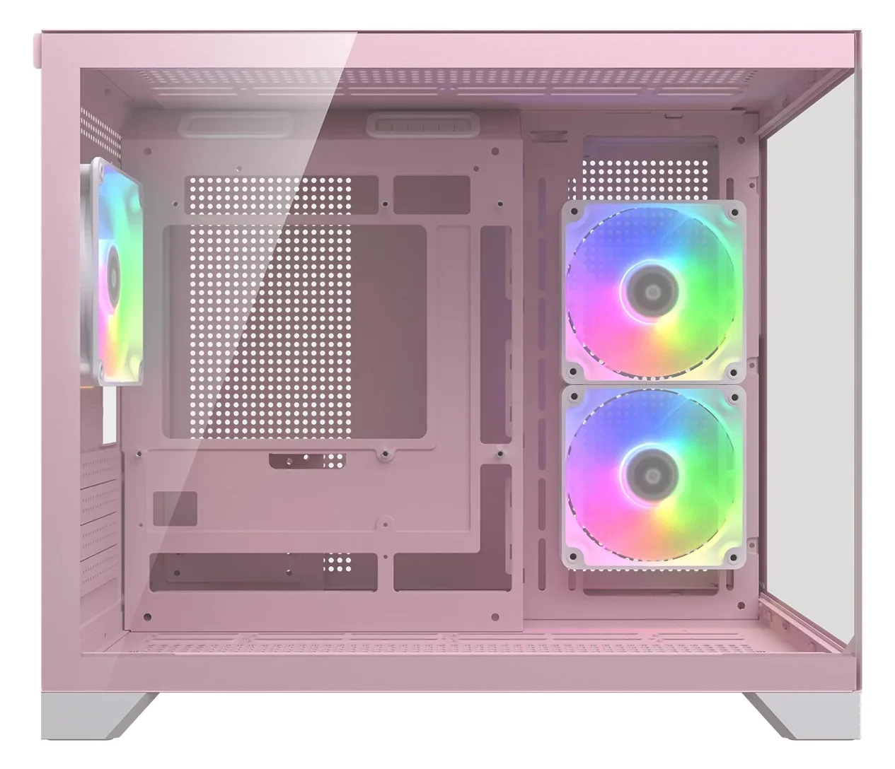 Cougar Gehäuse Mini-Tower FV150 ARGB Pink - Midi/Minitower - ATX, Ansicht 4