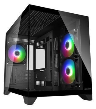 Cougar Gehäuse Mini-Tower FV150 ARGB Schwarz - Midi/Minitower - ATX von LumaTech