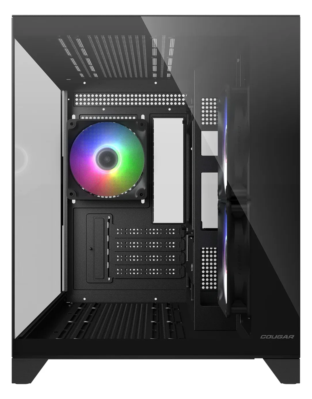 Cougar Gehäuse Mini-Tower FV150 ARGB Schwarz - Midi/Minitower - ATX, Ansicht 3
