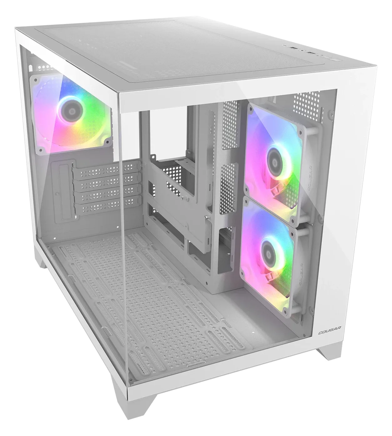 Cougar Gehäuse Mini-Tower FV150 ARGB Weiß - Midi/Minitower - ATX, Ansicht 2
