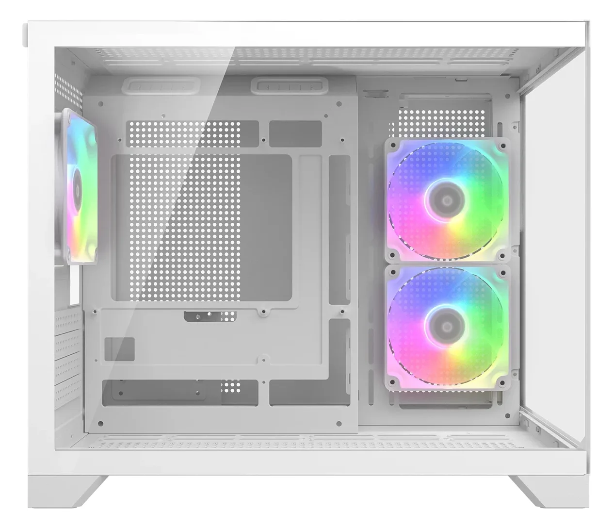 Cougar Gehäuse Mini-Tower FV150 ARGB Weiß - Midi/Minitower - ATX, Ansicht 4
