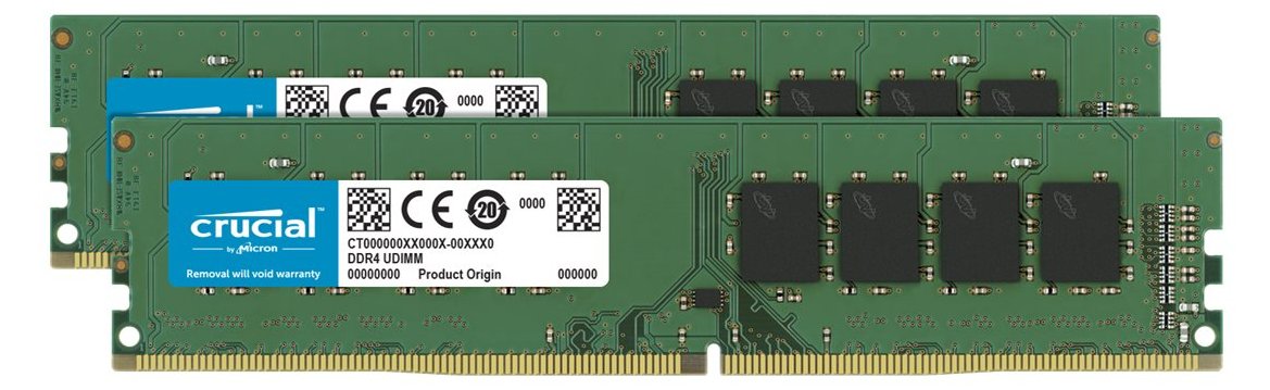 Crucial DDR4 - kit - 32 GB: 2 x 16 GB - DIMM 288-PIN von LumaTech