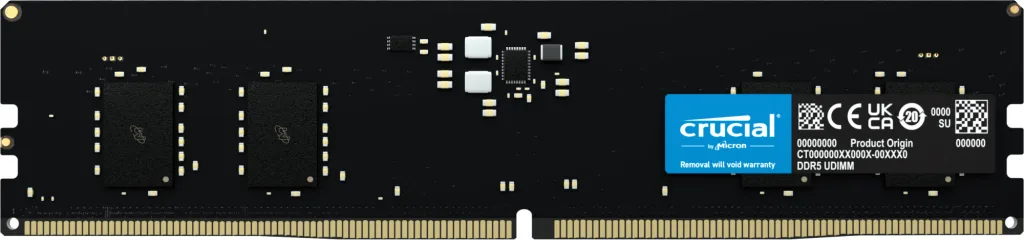 Crucial DDR5 - Modul - 8 GB - DIMM 288-PIN - 4800 MHz, Ansicht 2