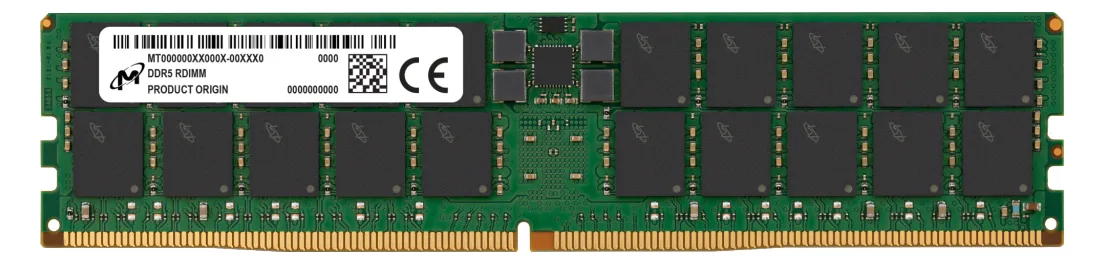 Crucial Micron - DDR5 - Modul - 64 GB - DIMM 288-PIN - 6400 MHz, Ansicht 2