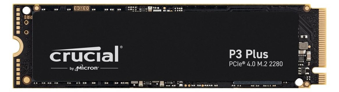 Crucial P3 Plus - SSD - 2 TB - intern - M.2 2280 - PCIe 4.0 (NVMe)