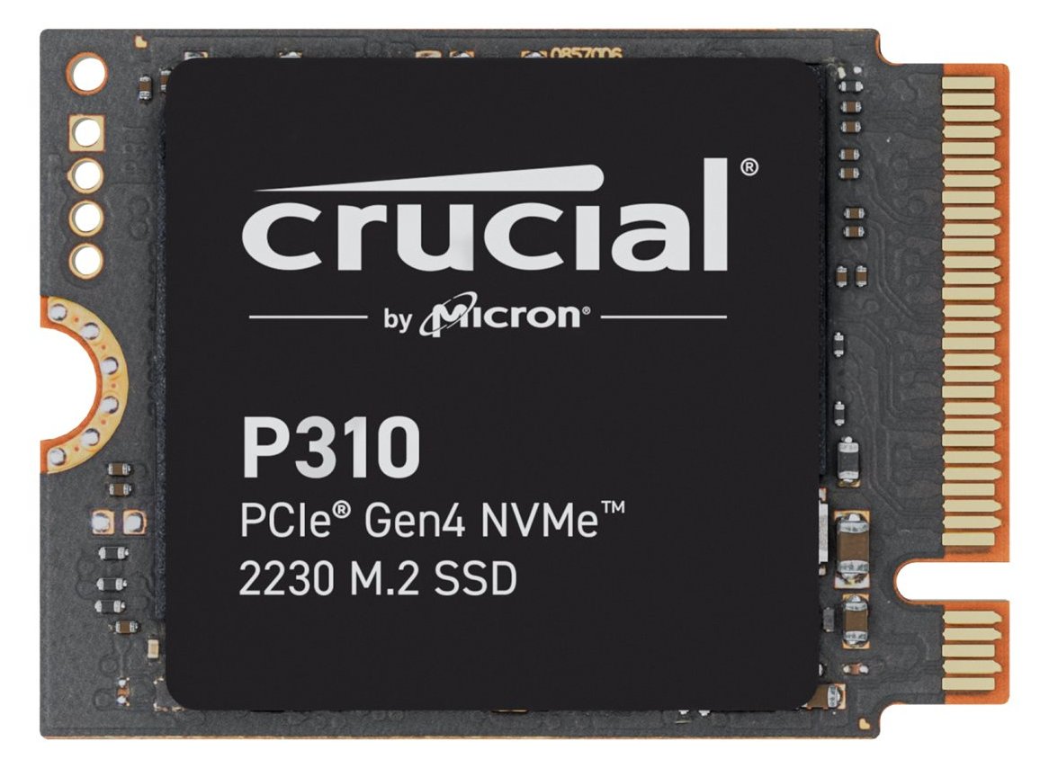 Crucial P310 - SSD - Extreme Performance - 2 TB - intern - M.2 2230 - PCIe 4.0 x4 (NVMe)