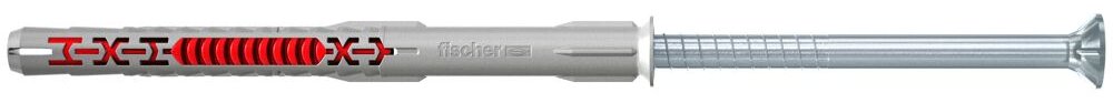 fischer 562151 - Spreizdübel - Beton - Gipsblock - Mauerwerk - Nylon - Grau - Verzinkter Stahl - Torx