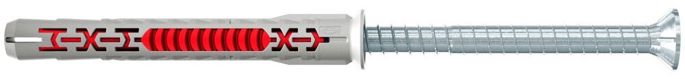 fischer 562155 - Spreizdübel - Beton - Gipsblock - Mauerwerk - Nylon - Grau - Verzinkter Stahl - Torx