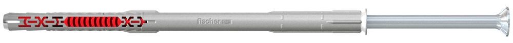 fischer 562160 - Spreizdübel - Beton - Gipsblock - Mauerwerk - Nylon - Grau - Verzinkter Stahl - Torx
