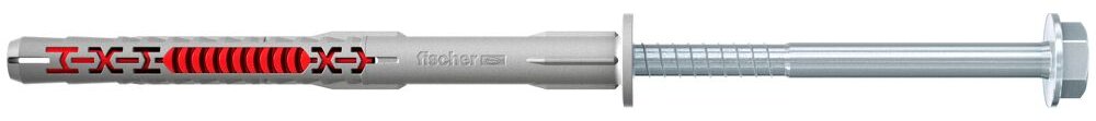 fischer 562168 - Spreizdübel - Beton - Gipsblock - Mauerwerk - Nylon - Grau - Verzinkter Stahl - Torx