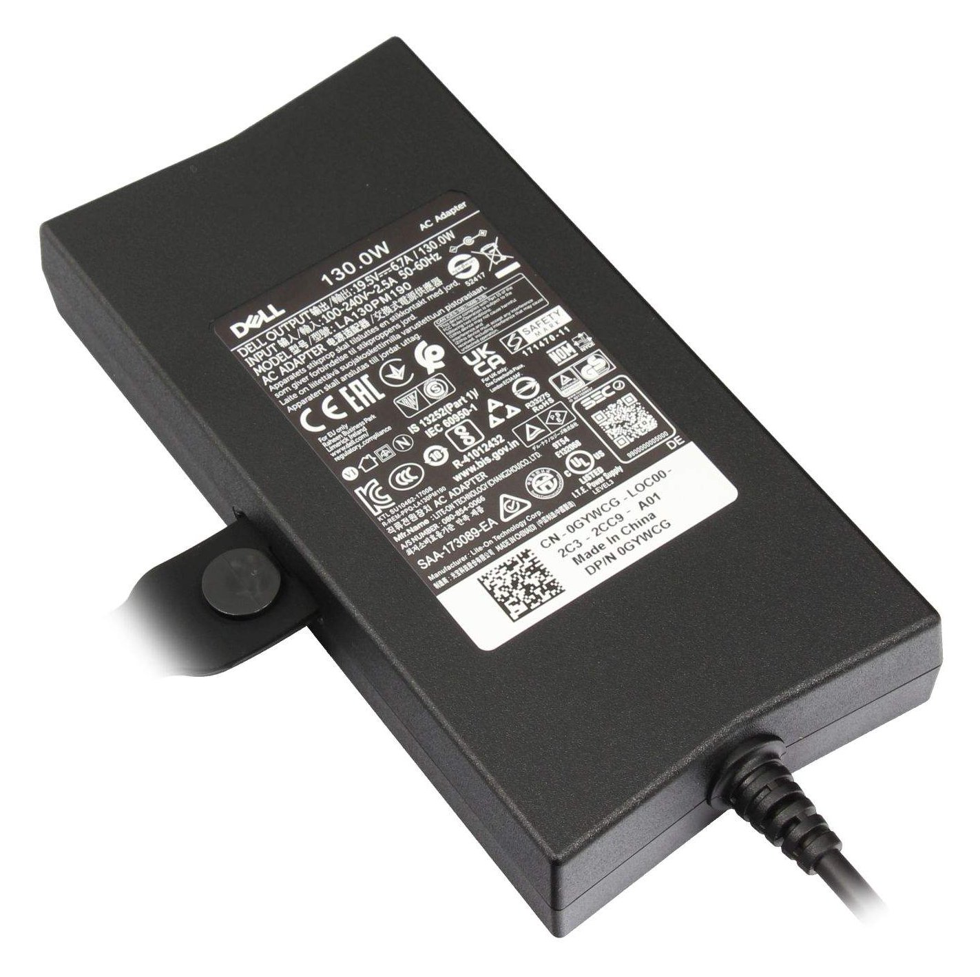 Dell AC adapter for laptops output