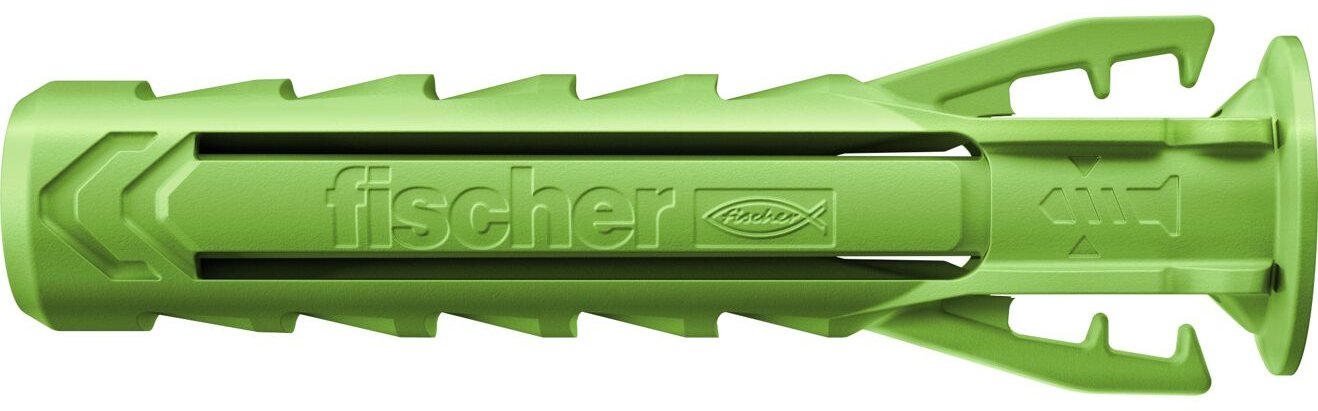 fischer 567811 - Spreizdübel - Autoklaven-Porenbeton - Mauerziegel - Beton - Gipsfaserplatten... - Grün - 1 cm - 50 mm