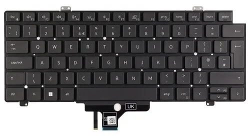 Dell Backlit Keyboard with 80 Keys - TL: UK, QWERTY, Ansicht 2