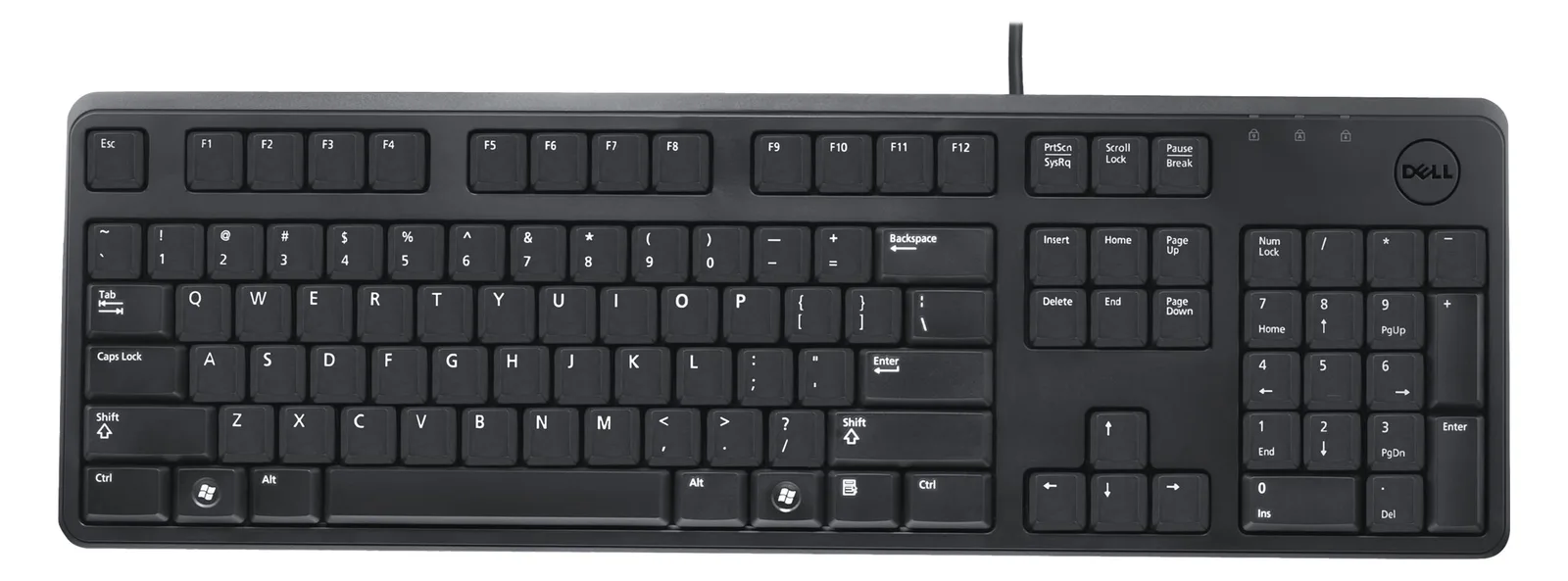 Dell KB212-B QuietKey - Tastatur - USB - TL: Französisch, AZERTY, Ansicht 3