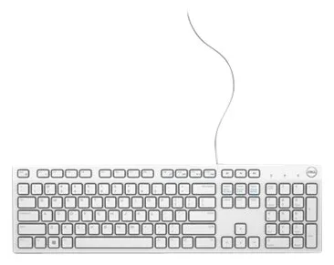 Dell KB216 - Tastatur - USB - TL: US, QWERTY - weiß, Ansicht 2