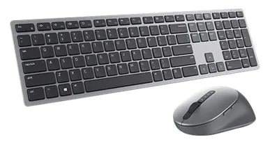 Dell KM7321W - Volle Größe (100%) - RF Wireless + Bluetooth - Grau - Titan - Maus enthalten - TL: Nordisch, QWERTY, Ansicht 2