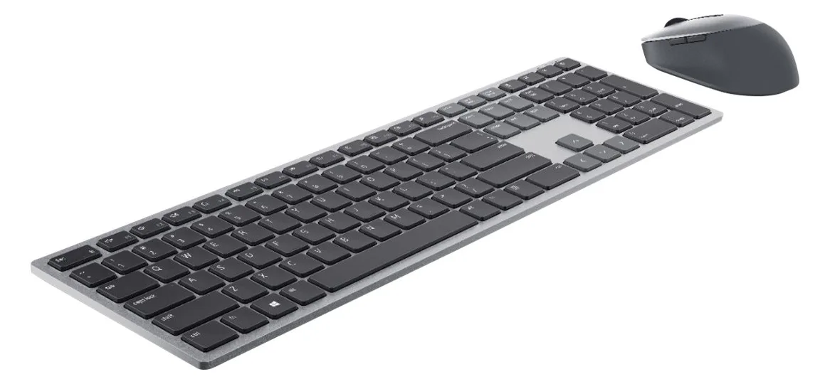 Dell KM7321W - Volle Größe (100%) - RF Wireless + Bluetooth - Grau - Titan - Maus enthalten - TL: Nordisch, QWERTY, Ansicht 4
