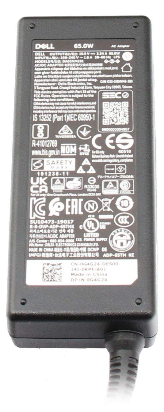 Dell PA-12 - Notebook - Indoor - 110-240 V - 65 W - 19 V - 3,34 A