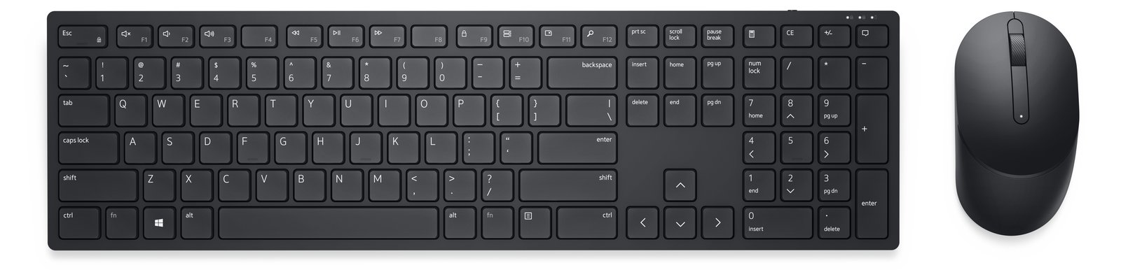 Dell Pro Keyboard and Mouse KM5221W - Tastatur-und-Maus-Set - TL: UK, QWERTY