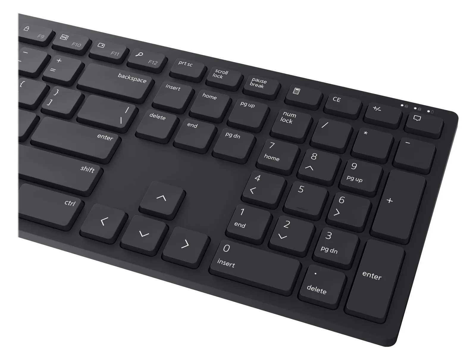 Dell Pro KM5221W - Tastatur-und-Maus-Set - kabellos - TL: Deutsch, QWERTZ - Schwarz, Ansicht 4