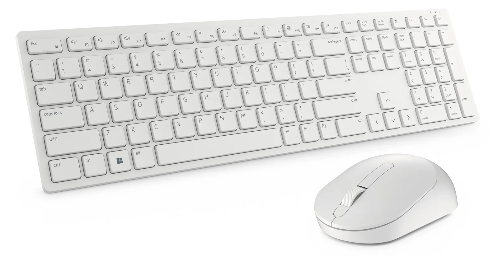 Dell Pro KM5221W - Tastatur-und-Maus-Set - kabellos - TL: US, QWERTY - Weiß, Ansicht 3