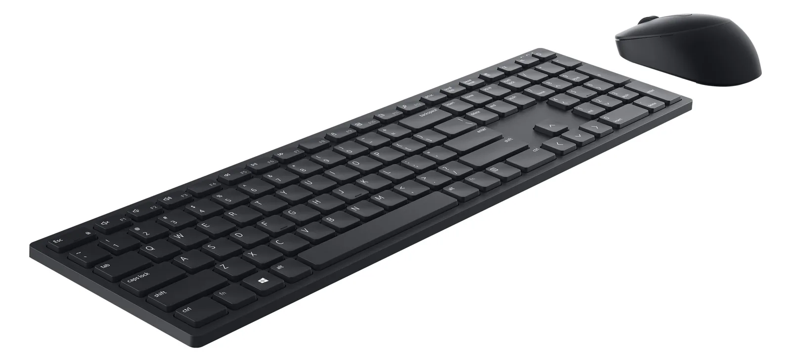 Dell Pro KM5221W - Tastatur-und-Maus-Set - kabellos - TL: US, QWERTY - Schwarz, Ansicht 2