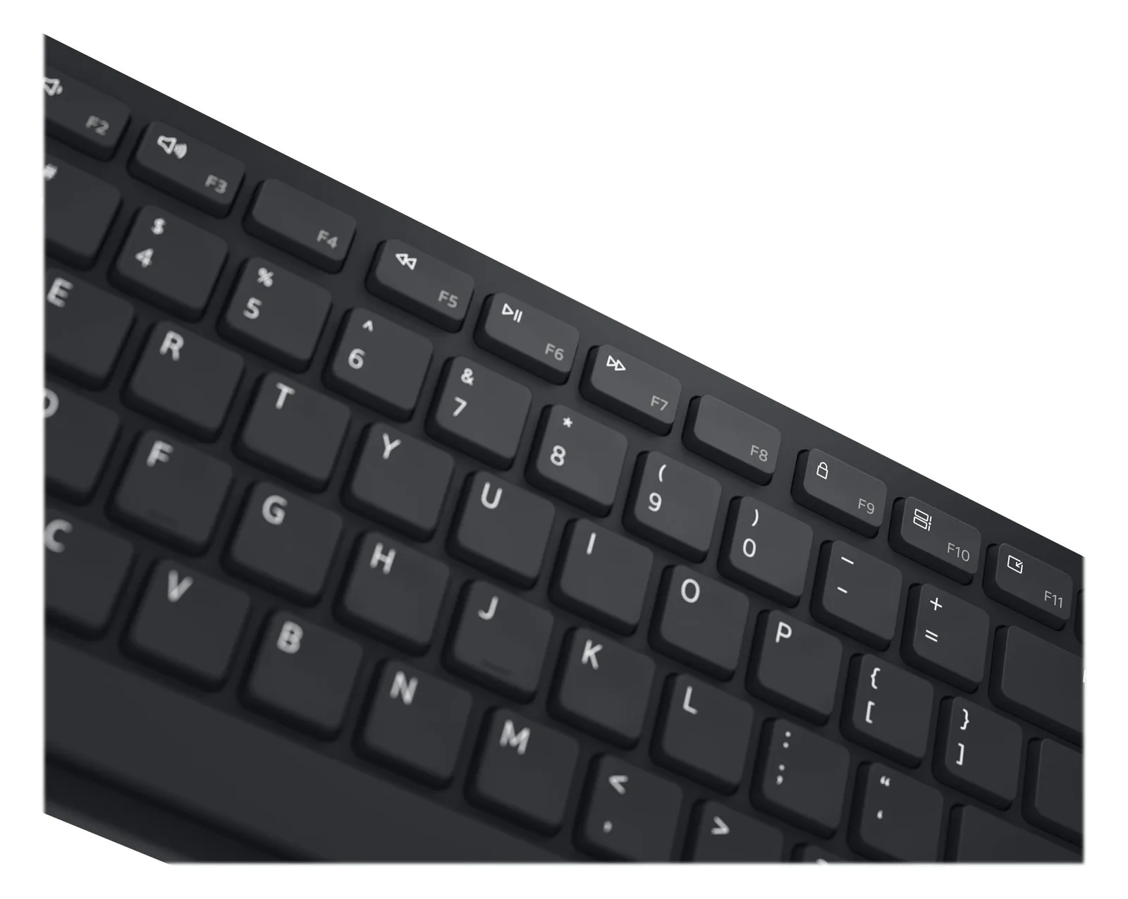 Dell Pro KM5221W - Tastatur-und-Maus-Set - kabellos - TL: US, QWERTY - Schwarz, Ansicht 3