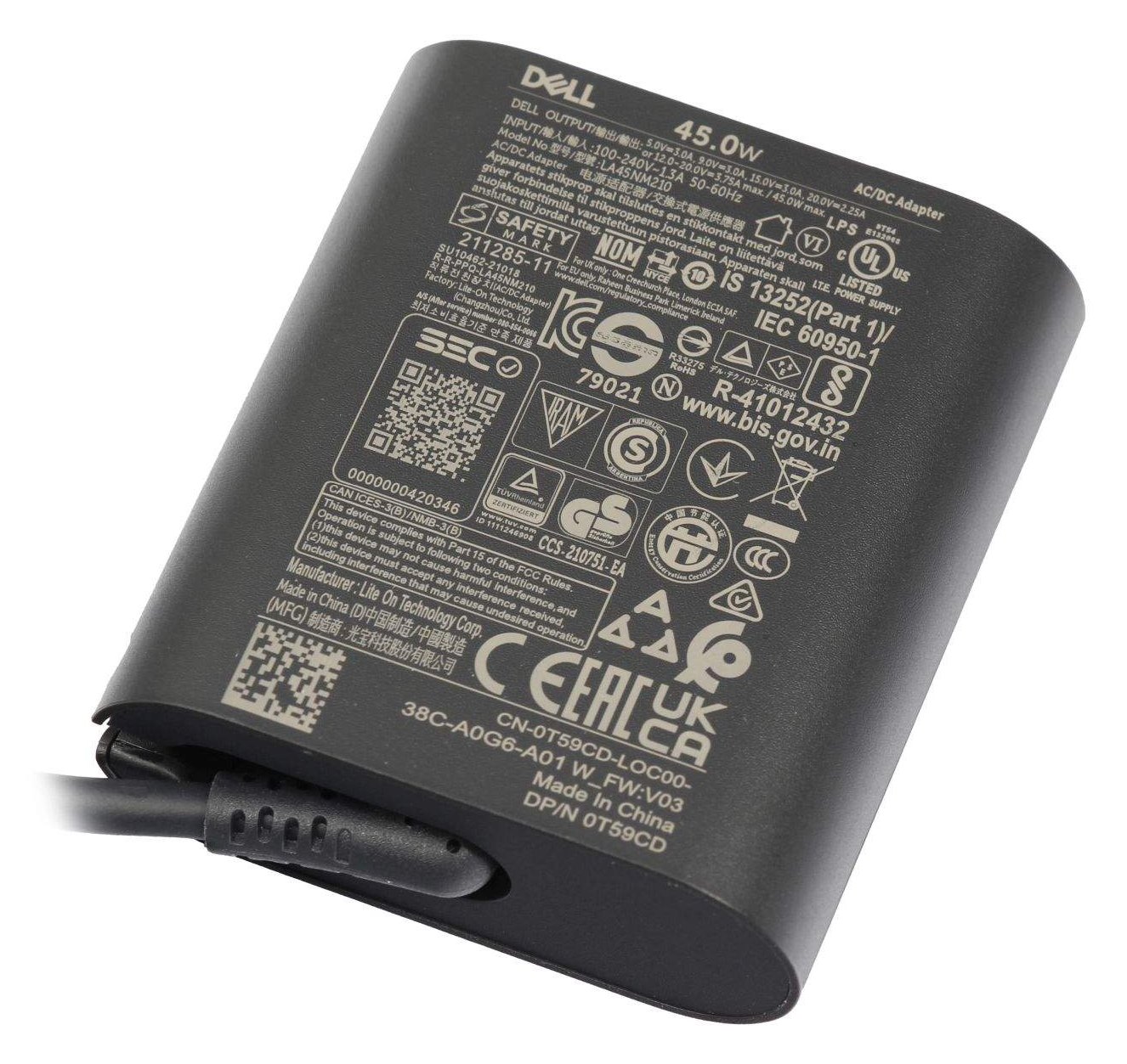 Dell USB-C AC Adapter for laptops - PC-/Server Netzteil - USB Typ C