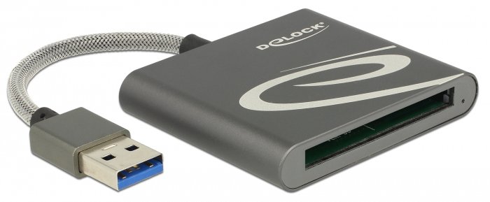 Delock Kartenleser (CFast Card Typ I, CFast Card Typ II)