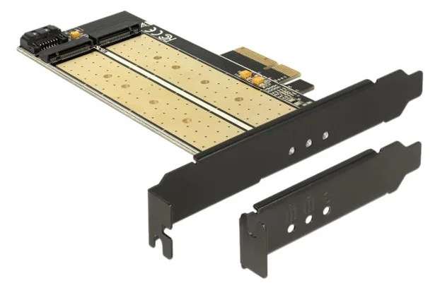 Delock Speicher-Controller - M.2 - M.2 Card / SATA 6Gb/s, Ansicht 3