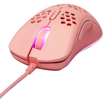 Deltaco Gaming Maus USB RGB pink - Maus - 6.400 dpi von LumaTech