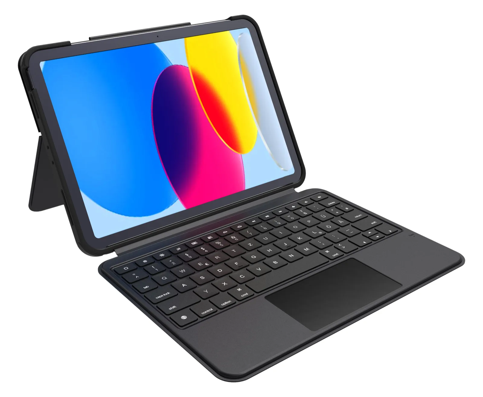 DEQSTER SMART COMBO TOUCH KEYBOARD IPAD - TL: Deutsch, QWERTZ, Ansicht 3