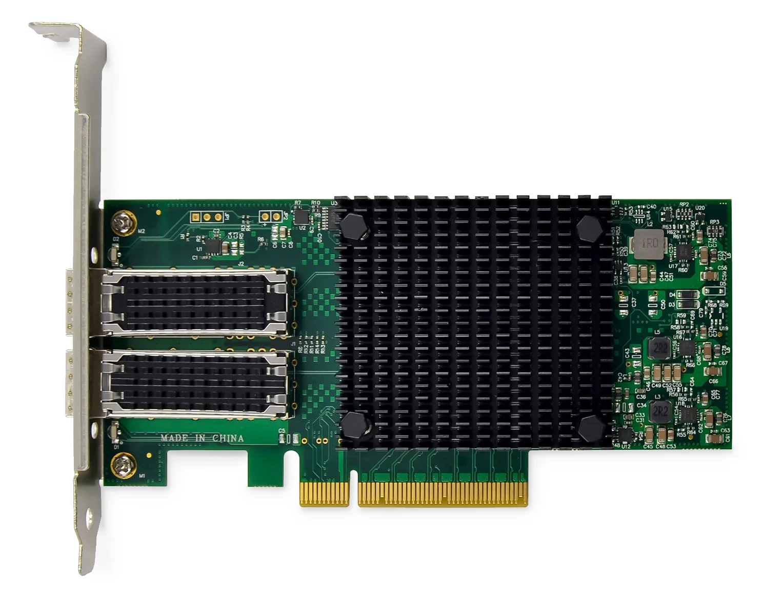 DIGITUS 2 Port 25 Gigabit Ethernet Netzwerkkarte, SFP28, PCI Express,  Mellanox Chipsatz, Ansicht 4